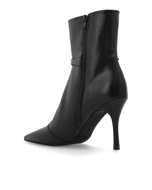 Furla Black Heeled Ankle Boots "sfera",