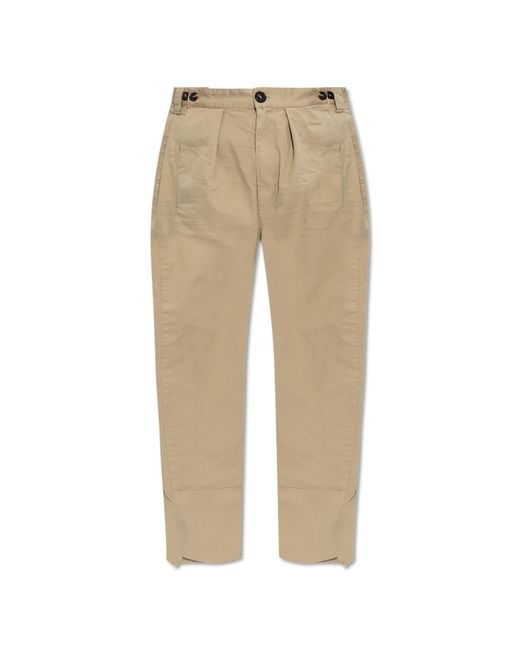 DSquared² Natural Trousers With Loose Legs