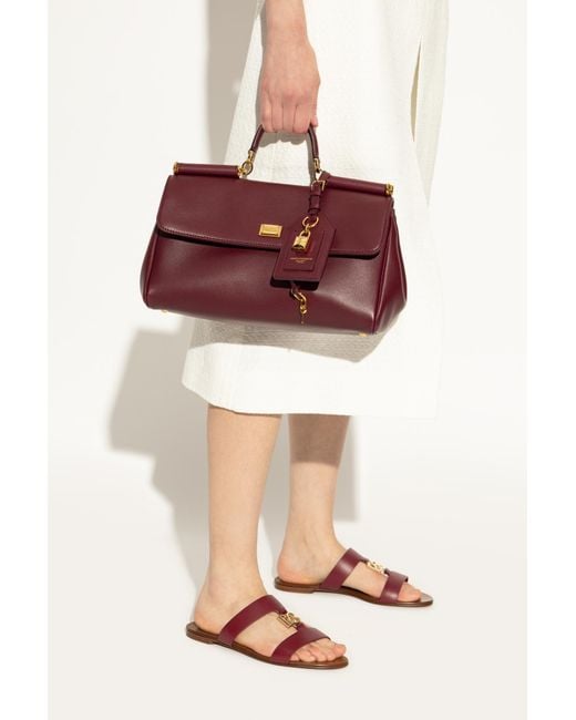 Dolce & Gabbana Red Handbag "Sicily"