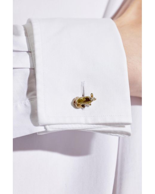Paul Smith Metallic Cufflinks for men