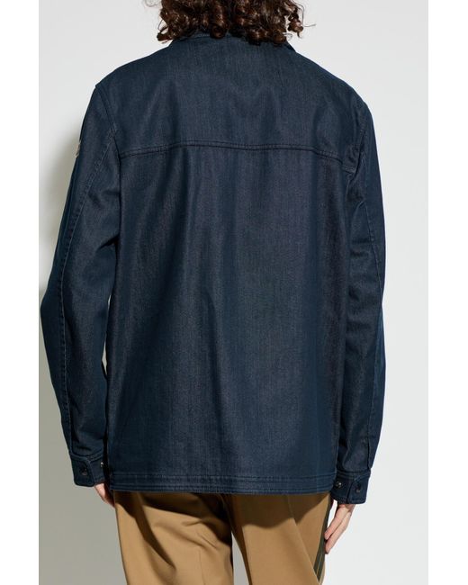 Moncler Blue 'Haderu' Jacket for men