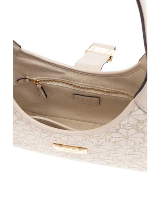 Kate Spade Natural Shoulder Bag "Flower"