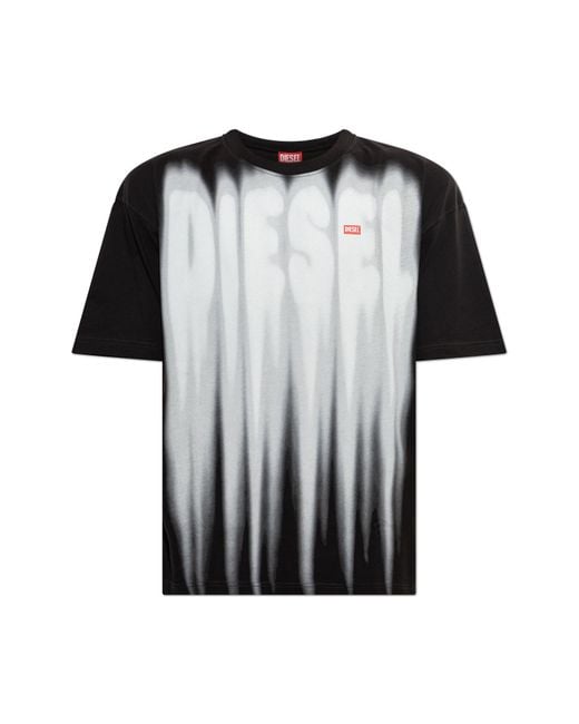 DIESEL Black T-Shirt 'T-Boxt-Aa1' for men