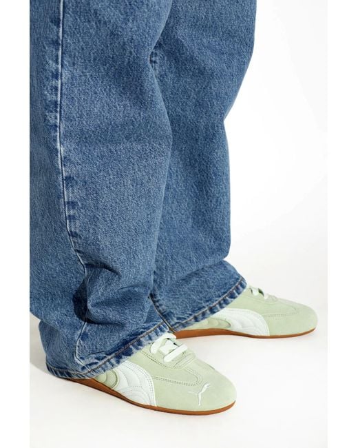 PUMA Green "Speedcat" Sports Shoes