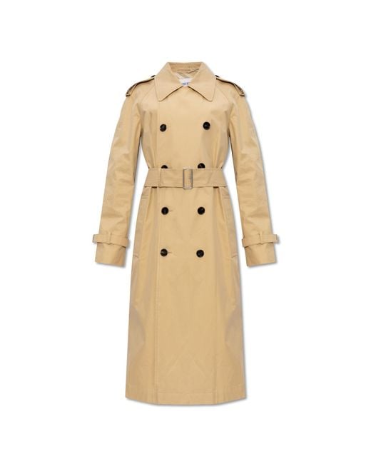 Burberry Natural Cotton Trench Coat,