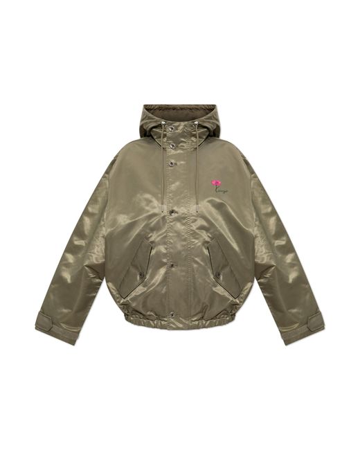 KENZO Green Jacket With Print