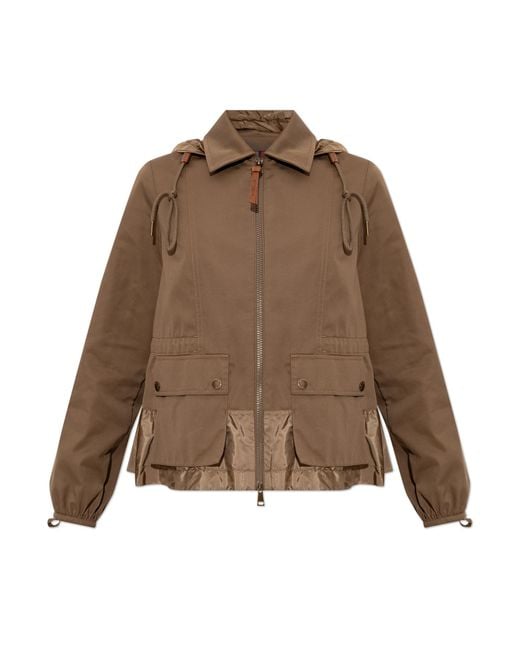 Moncler Brown Jacket 'Adenium'
