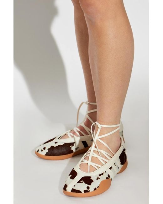Adidas Originals White 'Taekwondo Mei Ballet' Sports Shoes