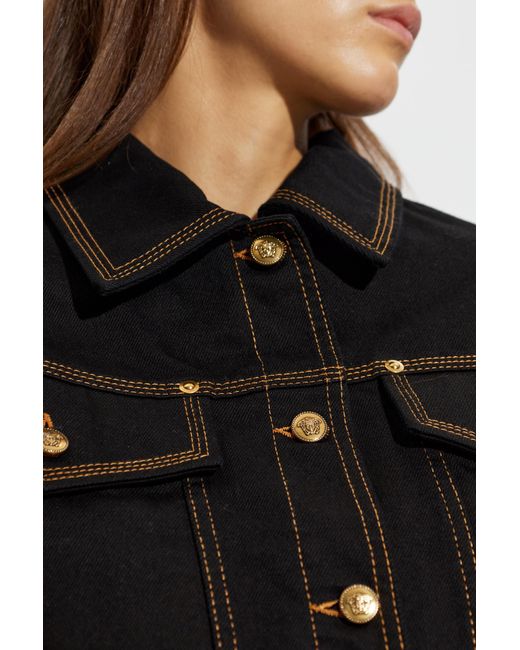 Versace Black Denim Jacket