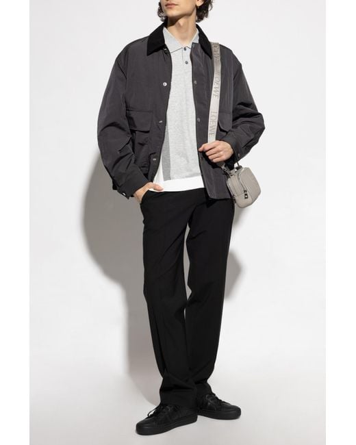 Theory Gray Jacket With Pockets for men