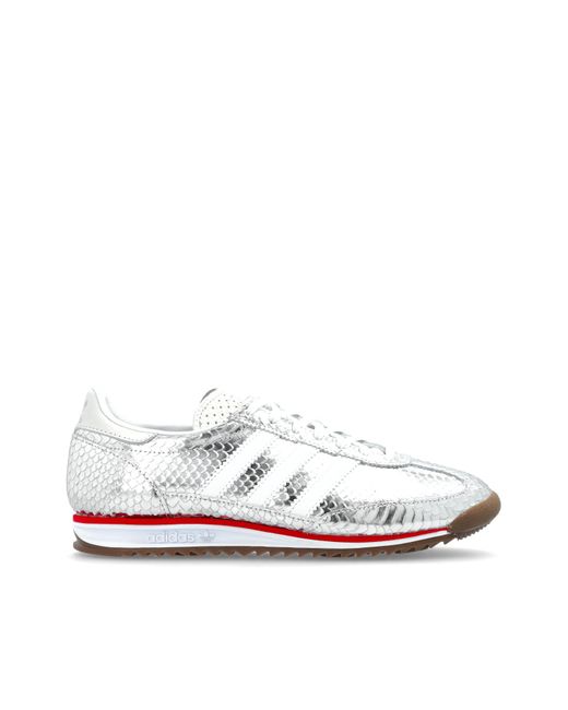 Adidas Originals White 'Sl 72 Og' Sports Shoes
