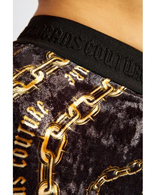 Versace Brown Pants With Pattern,