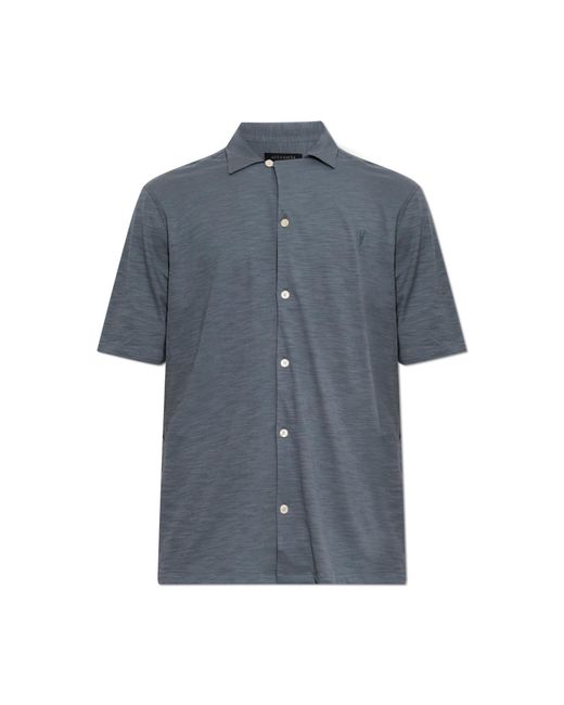 AllSaints Blue Shirt 'Robson' for men