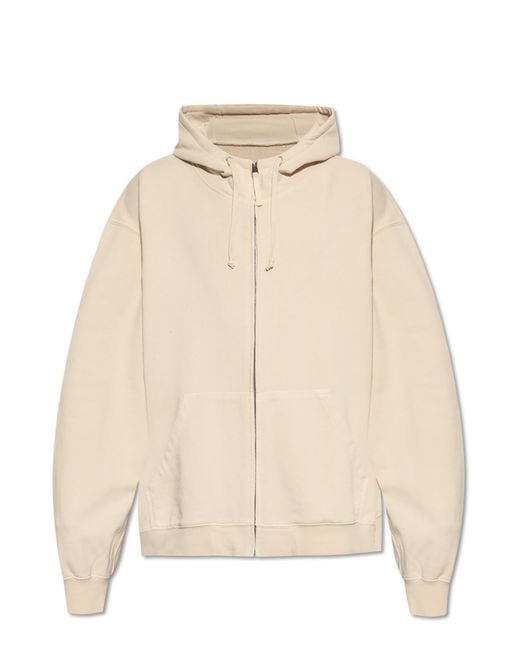 Maison Margiela Natural Sweatshirt With Paint Splatter Effect for men