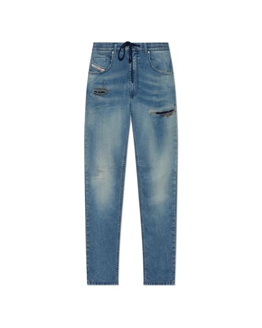 DIESEL Jeans 2032 D-Krooley-B Jogg in Blue for Men | Lyst