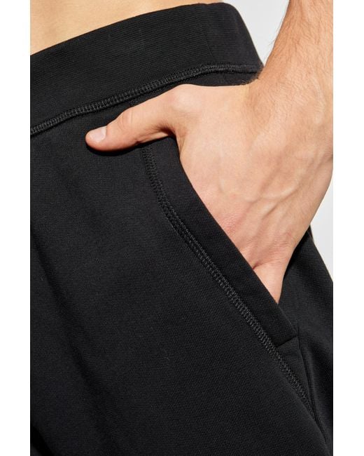 DSquared² Black Sweatshirt With Logo for men