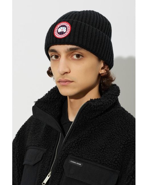 Canada Goose Black Cashmere Hat