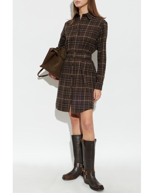 Burberry Brown 'Fiora' Dress