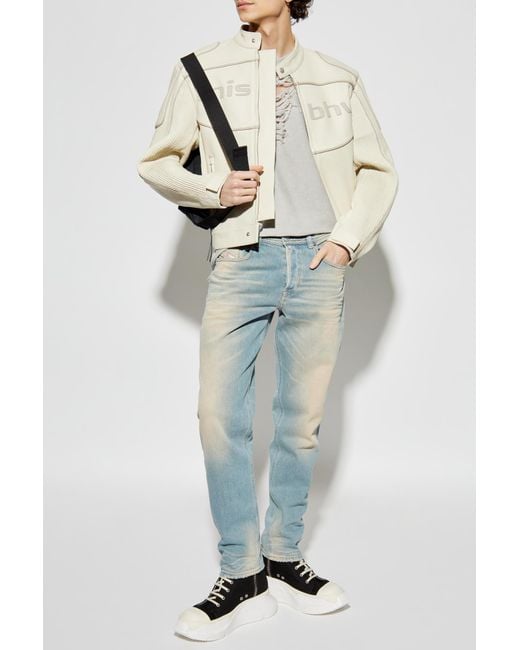 DIESEL White T-Shirt S-Rub-Sl for men