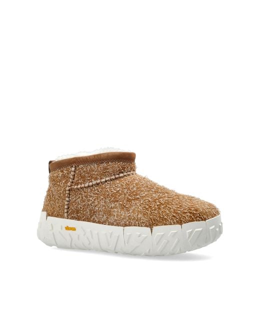 Ugg Brown Snow Boots 'Classic Ultra Mini Wrap Tech' for men