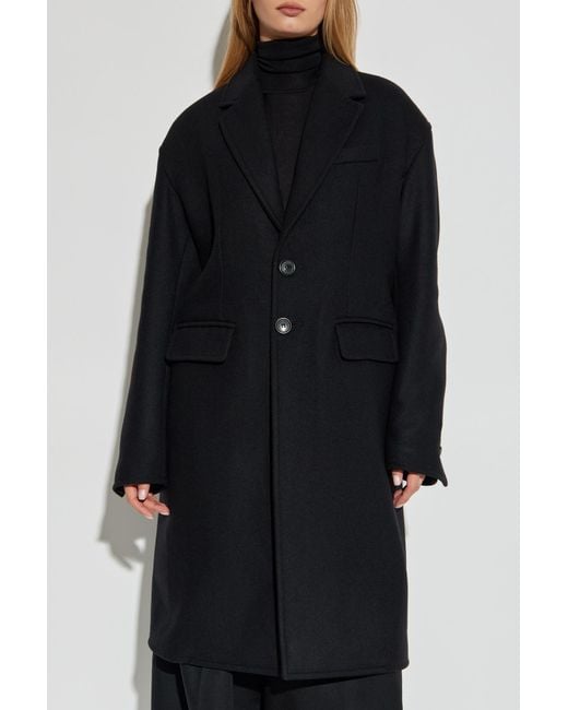 DSquared² Black Wool Coat