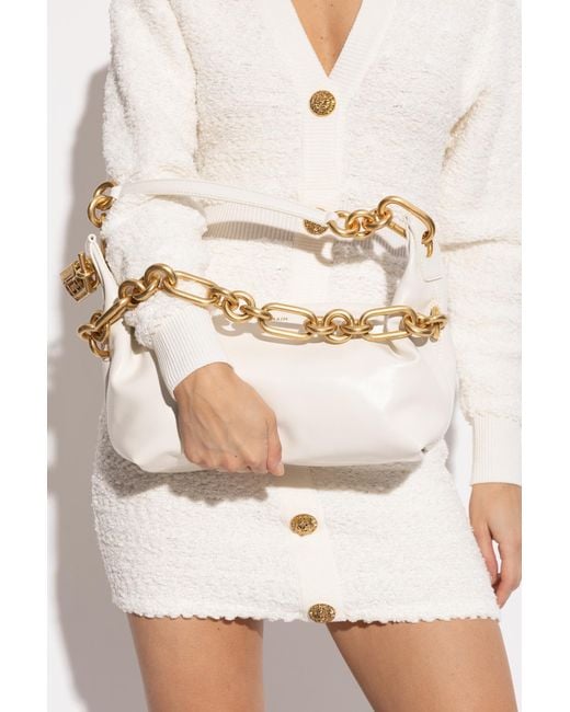 Balmain Metallic 'Sync Medium' Hand-Held Bag
