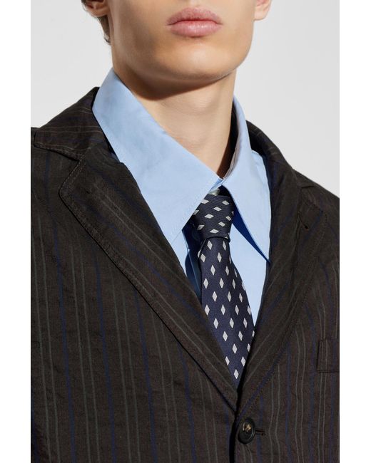 Ferragamo Blue Silk Tie for men