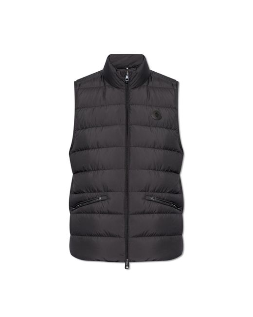 Moncler Black 'lechtal' Vest, for men