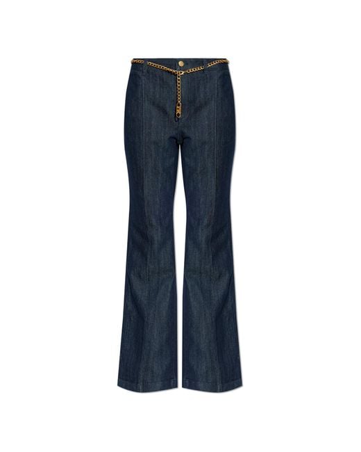 MICHAEL Michael Kors Blue Flared Leg Jeans