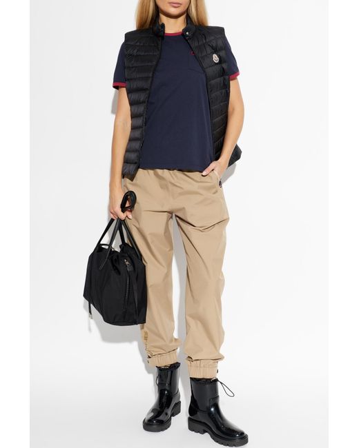 Moncler Black Puffer Vest 'Igens'