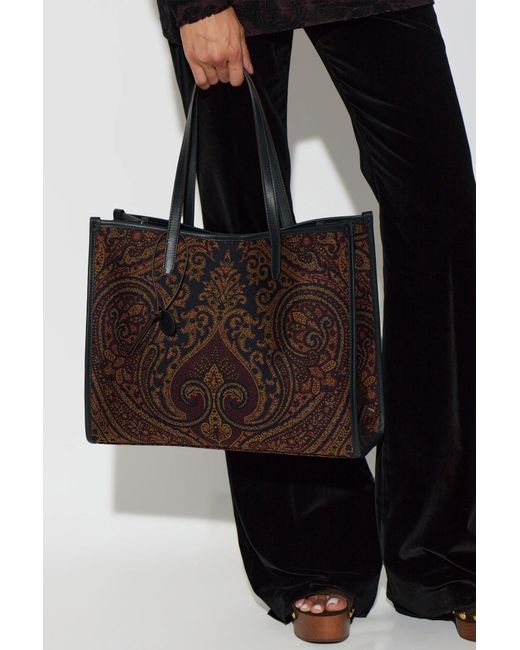 Etro Black "Love Trotter Large" Bag