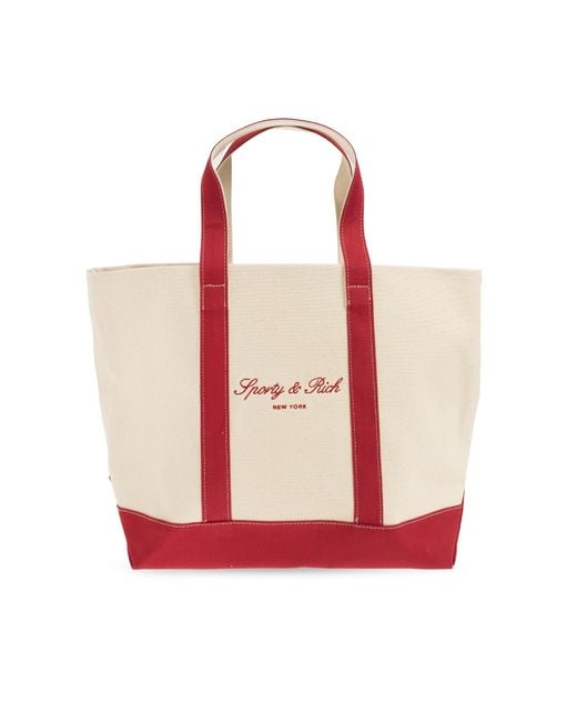 Sporty & Rich Red Bag From The "Marine" Collection