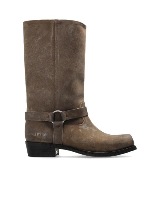 Golden Goose Deluxe Brand Brown 'Biker Frye' Ankle Boots