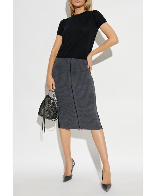 DIESEL Gray Skirt 'M-Lousi'