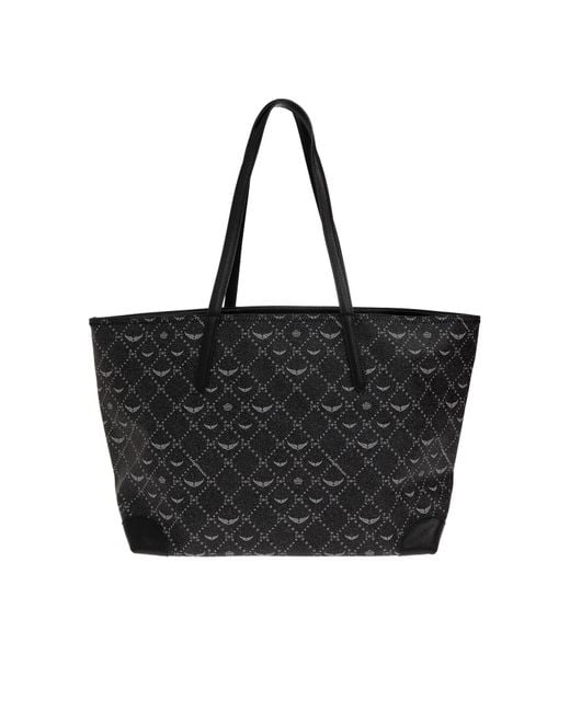 Zadig & Voltaire Black Monogram Bag