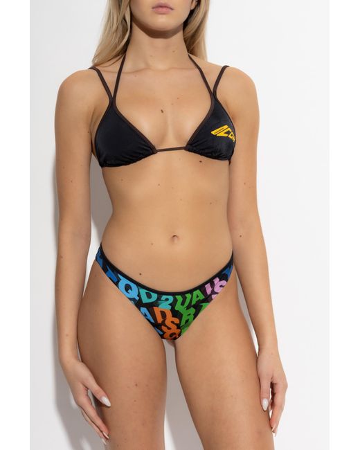 DSquared² Black Swimwear Bottom