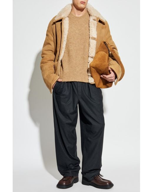 AMI Natural Crew Neck Sweater for men