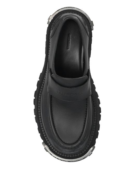 Balenciaga Black "Tractor" Loafers