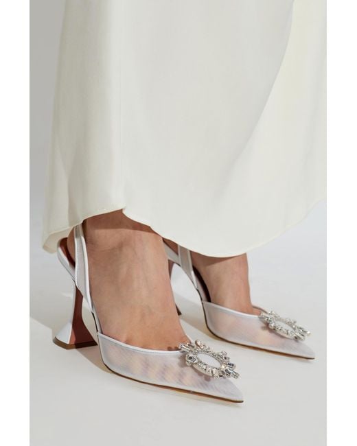 AMINA MUADDI White "Heeled Shoes 'Begum'