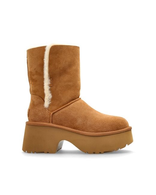 Ugg Brown Heeled Snow Boots 'Esmee'