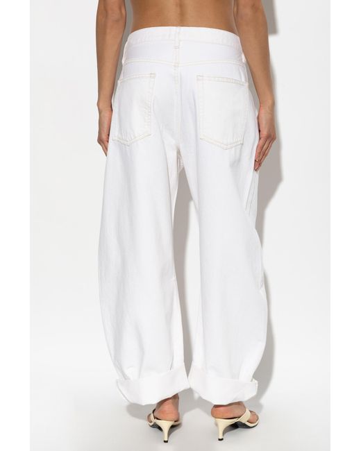 FRAME White 'Bubble' Jeans