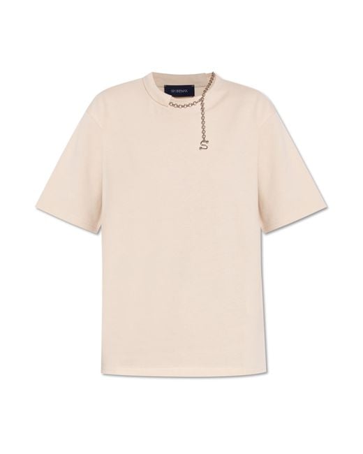Sportmax Natural T-Shirt 'Oblato'