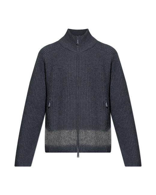 DSquared² Blue Wool Cardigan for men