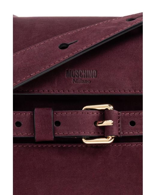 Moschino Purple Shoulder Bag