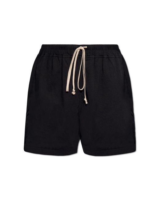 Rick Owens Black 'phleg' Shorts, for men