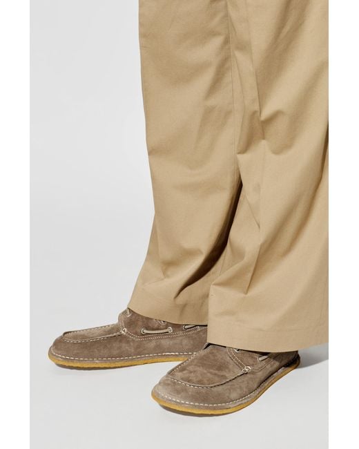 AMI Natural Suede Shoes for men