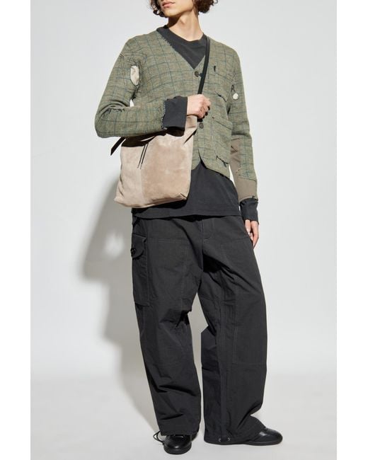 Maison Margiela Black Cargo Trousers for men