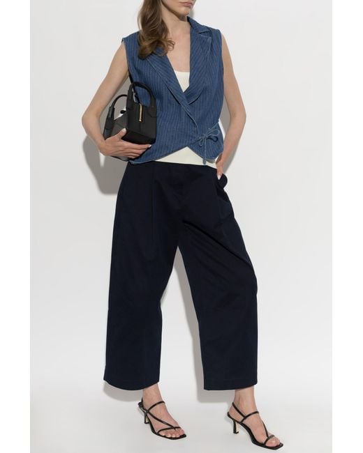 Emporio Armani Blue Denim Vest