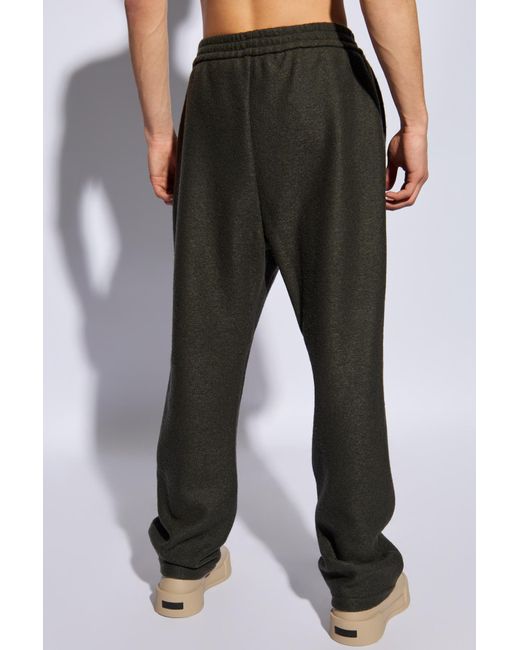 Fear Of God Black Wool Trousers From for men