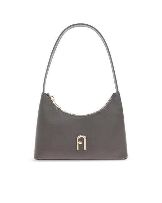 Furla Gray Shoulder Bag 'Diamante Mini'